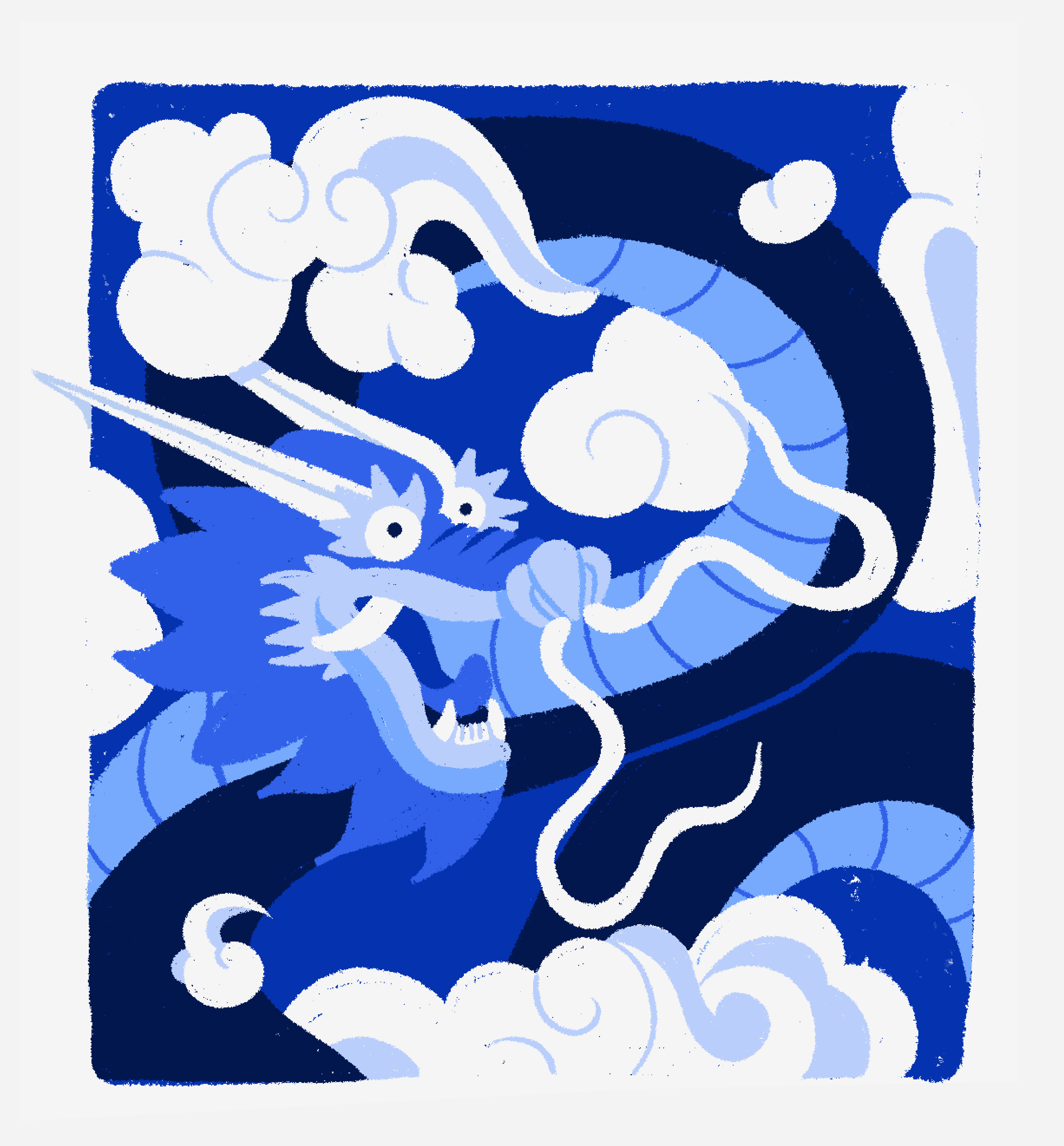 Longjing Tea Packaging - Studio Proactive blue branding design freelance freelance illustrator graphic design green illustration packaging tea vector