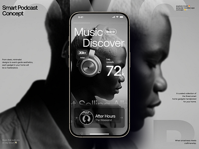 Podcast App Design Concept | UI/UX Mobile App android app design audio app design audio streaming app dark theme ios mobile app mobile ui music music application playlist podcast podcast app podcast mob podcast player podcast ui responsive top design agency uiux uiux agency