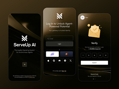 ServeUp - AI Agent 3d ai ai agent ai chat application branding ui