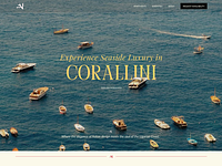 Website Redesign for Luxury Apartments in Italy amenities animation apartments branding design designprocess graphic design hotel italian landing page logo luxury modern redesign seaside ui ux uxui web design website