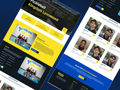 Pickleball Kingdom – Website Redesign creativedesign figma photoshop pickleball pickleballkingdom sportswebsite squarespace squarespace site squarespacedevelopment ui ux