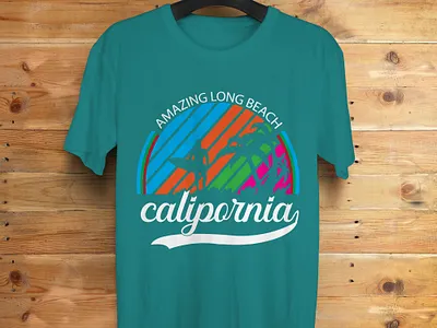 Amazing long beach calipornia branding design graphic design illustration logo design svg t shirt design svg tshirt design t shirt design