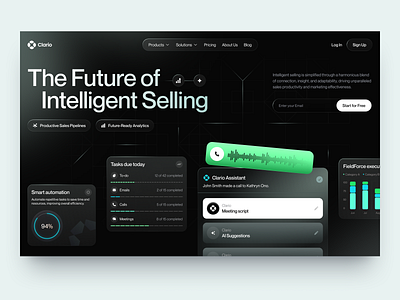 UI-UX for AI design interface product service startup ui ux web website