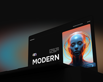 Modern Tech Presentation — 25-slide PowerPoint Template layout presentation modern presentation presentation template template