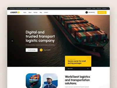 Crafto - AI-Powered WordPress Theme - Logistics ai theme branding business web design business website deisng creative creative design ecommerce graphic design logistics design logistics landing page design logistics website design modern motion graphics multipurpose portfolio responsive theme ui web design wordpress theme