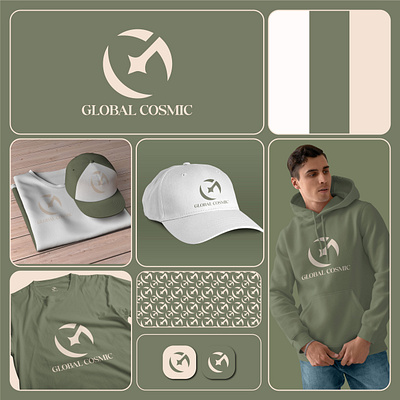 Global Cosmic branding graphic design logo motion graphics