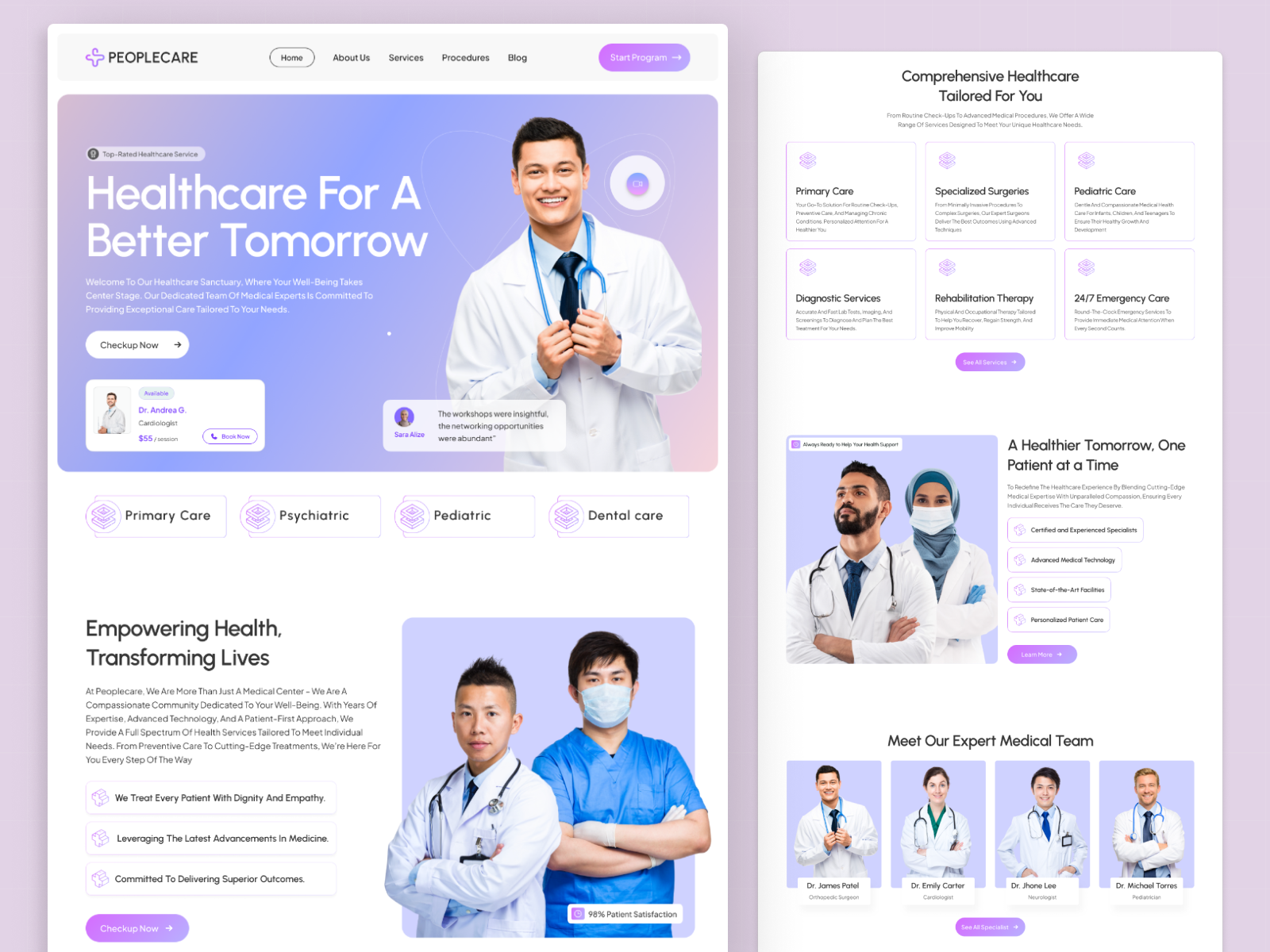 Example of High Converting Landing Page Design