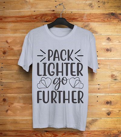 Pack lighted go further svg T-shirt design graphic design illustration logo typography vector