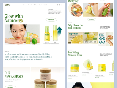 Beauty E-commerce Website beaut obline sop beauty ecommerce website beauty products website beauty website cosmatic online shop cosmatic shop cosmatic website ecommerce design homepage landingpage minimal modran design online store product design sell ui uiux