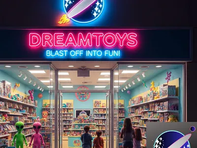 Visualiza-t.Logo.dreamtoys. animation diseño grafico graphic design logo marca