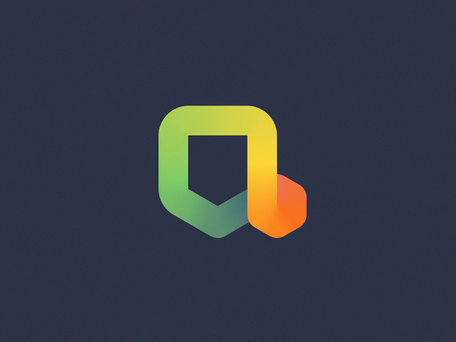 Shield + Letter "a" Logo blockchain branding cyber cybersecurity gradient icon identity lettering logo security web3