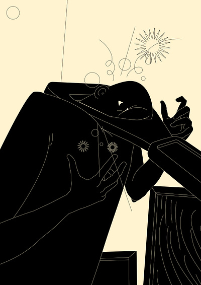 Opening up abstract blog blog post bottled feelings composition conceptual illustration design dual meaning editorial editorial illustration illustration laconic lines mental health metaphor metaphorical illustrtion minimal poster print psychology