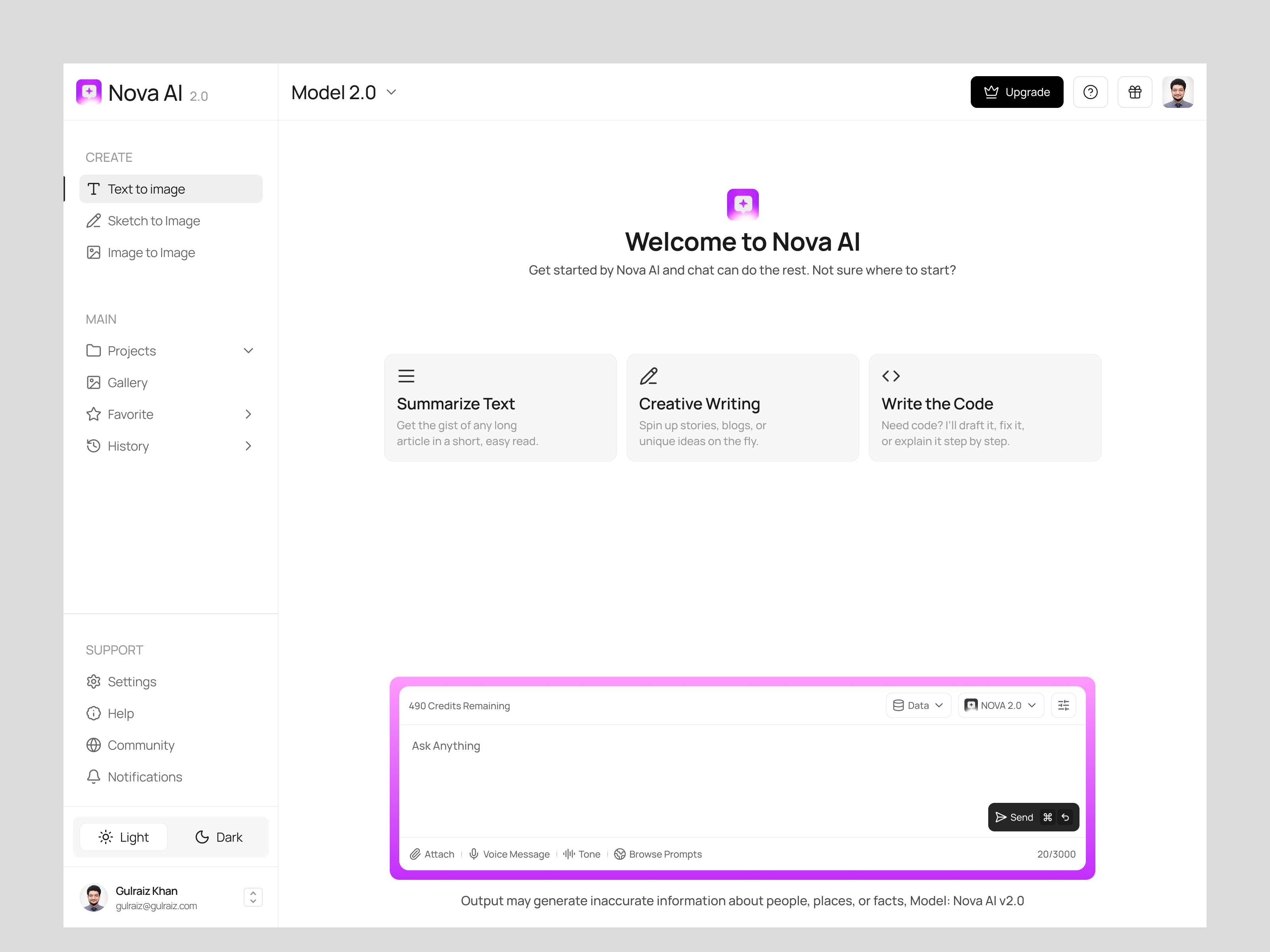 Multi-Modal AI Chat Interface UI ai ai ui chat bot ui interface ai interface for chatbot modal ui multi modal aai