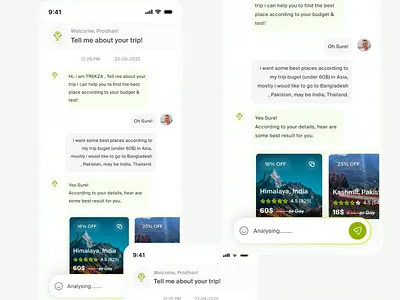 AI Travel App UI/UX Design | Travel App UI UX Design. ai app ai app design ai travel app design ai travelapp app design clean ui mordern design portfolio responcive travel agency app travel app travel app ai travelapp with ai trending design ui ux design