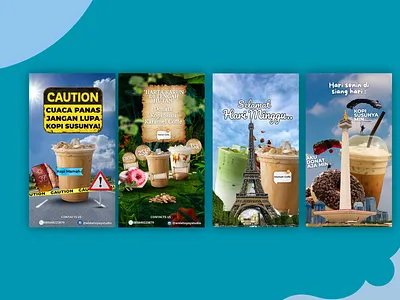 Coffee story instagram design coffee shop coffee shop design design design promotion graphic design indonesia instagram instagram story promotion design social media design social media post