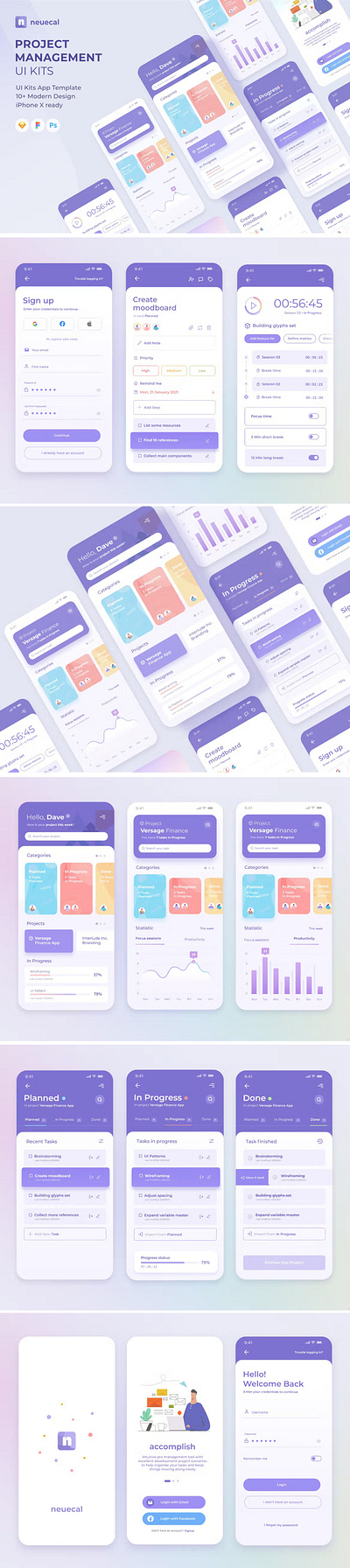 Fintech Project Management App Ui app application design fintech management ui user experience ux