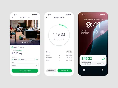 Time and Check Out Control App app b2b b2c designer freelance ios app mobile app mobile design product designer ui designer ux designer