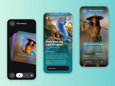 On-Demand - Video Streaming App app design booking cinema disney hotstar download film interface mobile mobile app mobile app design movie netflix news series stream streaming movie streaming platform ui uiux ux