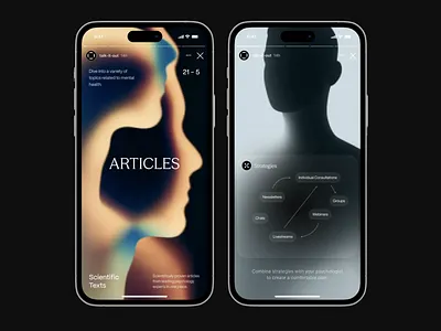 Stories ai animation artificial intelligence branding design gradient graphic design identity illustration inspiration pattern psycology social media stories