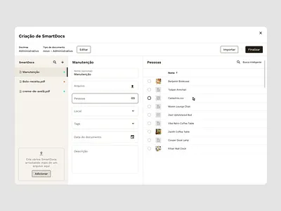 AI Document Management Dashboard ai app artificial inteligence b2b design designer mobile app product designer ui ui designer ux designer