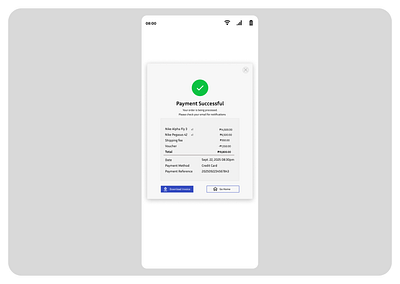 Day 17 - Purchase Receipt graphic design ui