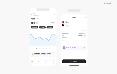 Swap crypto branding crypto illustration product design swap crypto ui web3