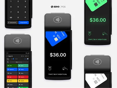 Zavo POS Handheld android café card credit card food hardware nfc ordering pay payment point of sale pos reader restaurant square store visa