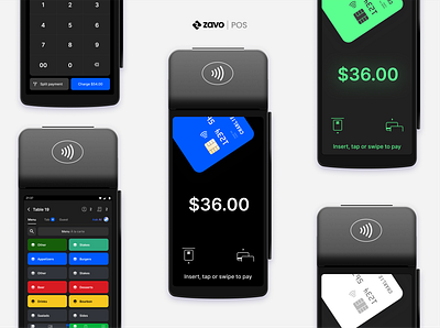 Zavo POS Handheld android café card credit card food hardware nfc ordering pay payment point of sale pos reader restaurant square store visa