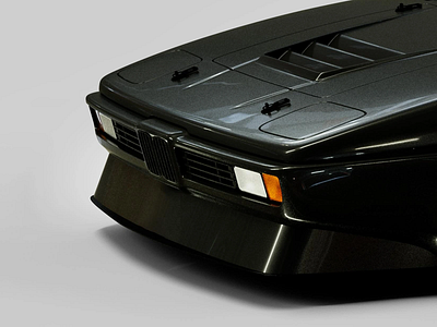 Retro 3D Car Render 3d 3d car 3d design 3d model 3d modeling 3d render 3d rendering 3d retro car aesthetic black car classic clean creative design digital art minimalist retro retro car vintage