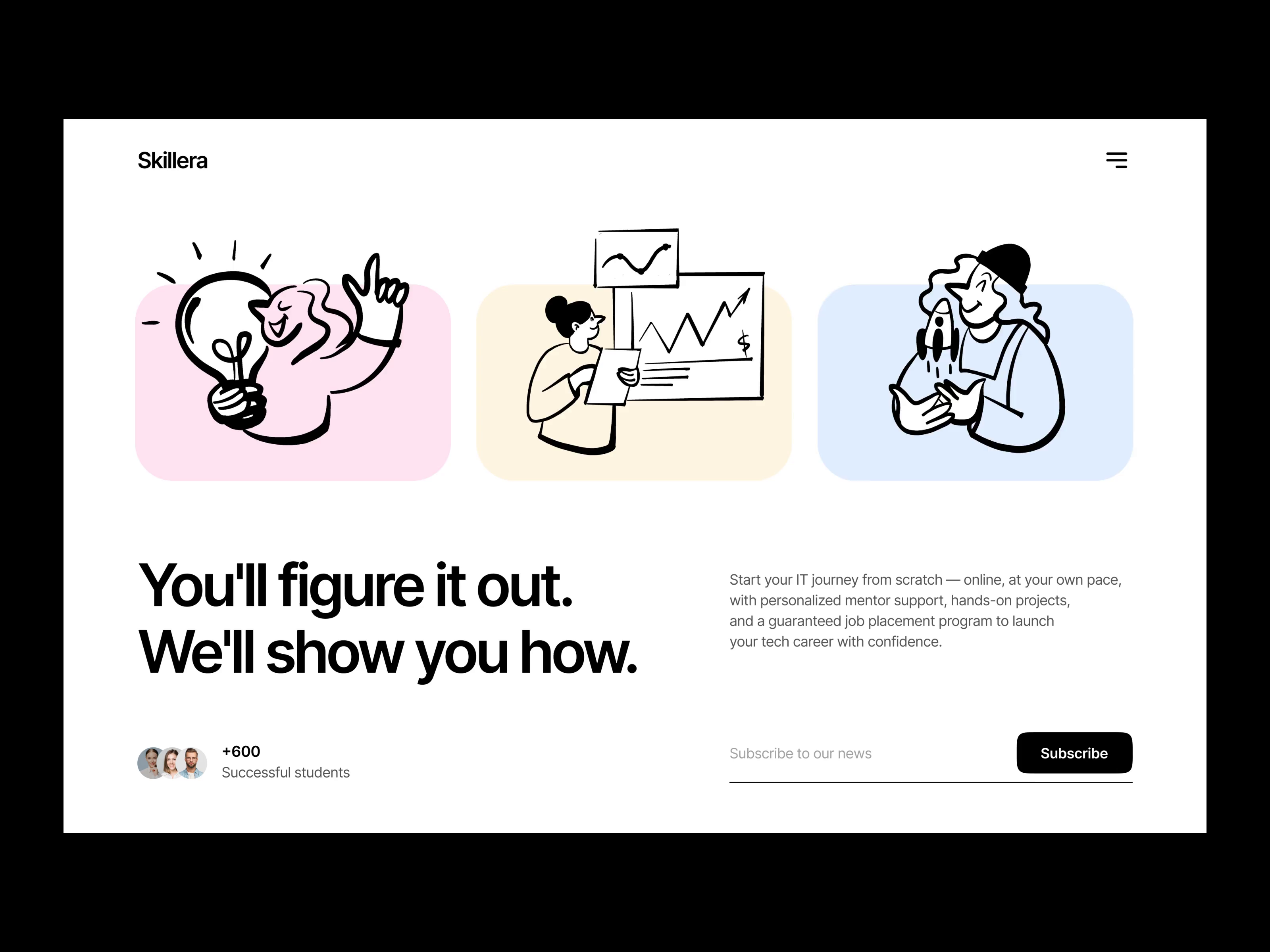 Example of Skillera educational platform