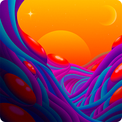 Comet 💫 adobe adobeillustrator adobephotoshop illustration illustrator landscape vector