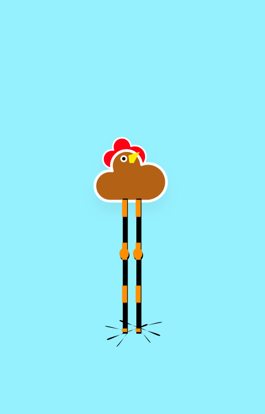 Chicken - I'll take a leg chicken chicken legs doodle illustration shunte88 vector