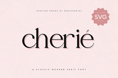 Cherie Classic Modern Serif Font bold branding canva cherie classic modern serif font decorative design display font modern popular font retro serif tropical typeface vintage