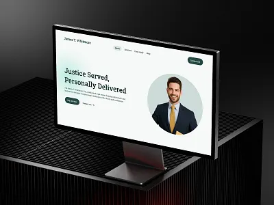 Solo lawyer website design attorney landing page design law firm solo lawyer ui user interface design ux design
