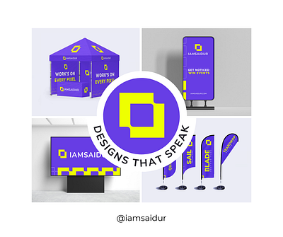 Creative Design Solutions for Events & Brands backdrop banner banner ad banner design branding design flag graphic design roll up tradeshow
