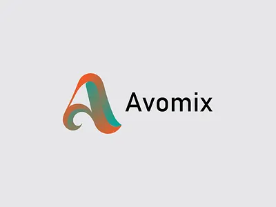 Avomix, A letter logo a gradient logo a letter logo a logo a typography abstract agency logo branding business design gradient illustration logo ui