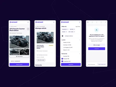 Carousel Mobile Responsive app carousel design heyo interface mobile responsive ui ux web