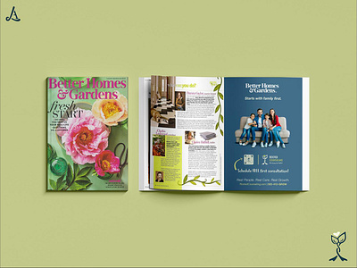 Rooted Counseling, Magazine Ads branding magazine marketing