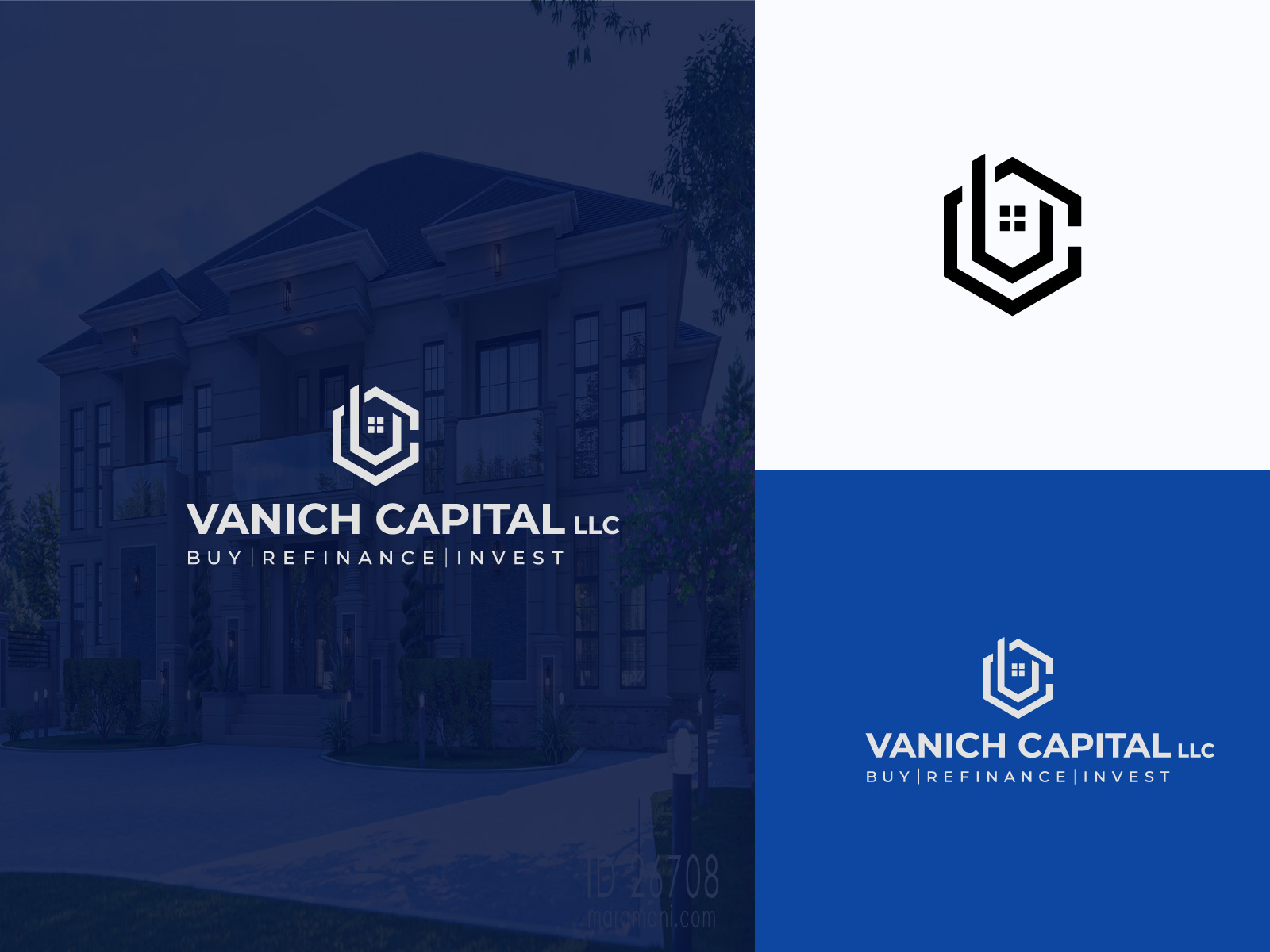 Vanich Capital LLC – Real Estate & Finance Logo branding corporatebranding customlogo design finance graphic design illustration investment logo logodesign logomaker minimal modern property realestate typography ui ux vector