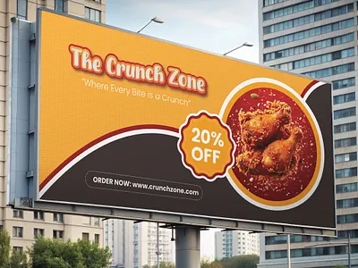 Billboard Design for Food Promotion 3d advertising animation banner billboard branding business design event graphic design illustration logo motion graphics ui