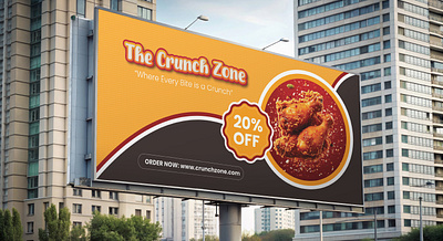 Billboard Design for Food Promotion 3d advertising animation banner billboard branding business design event graphic design illustration logo motion graphics ui