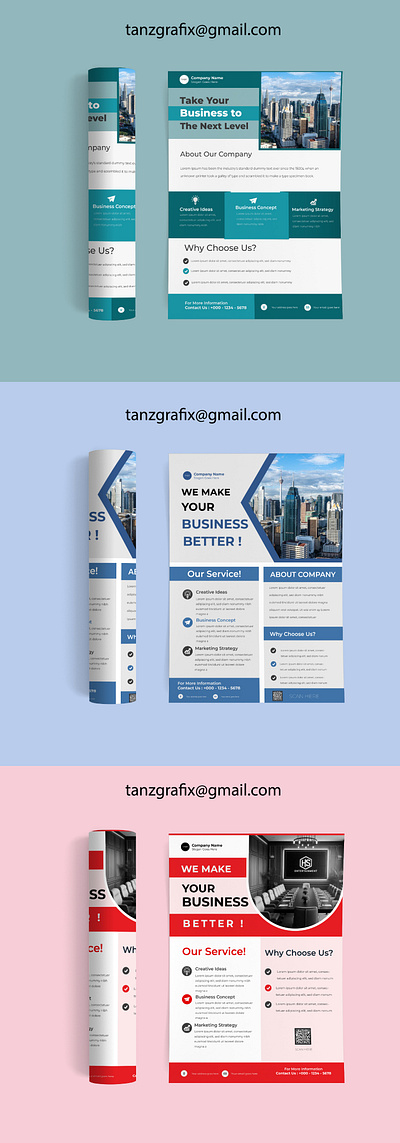 corporate flyers 3d advertising animation banner branding business design event flyer graphic design illustration logo motion graphics ui