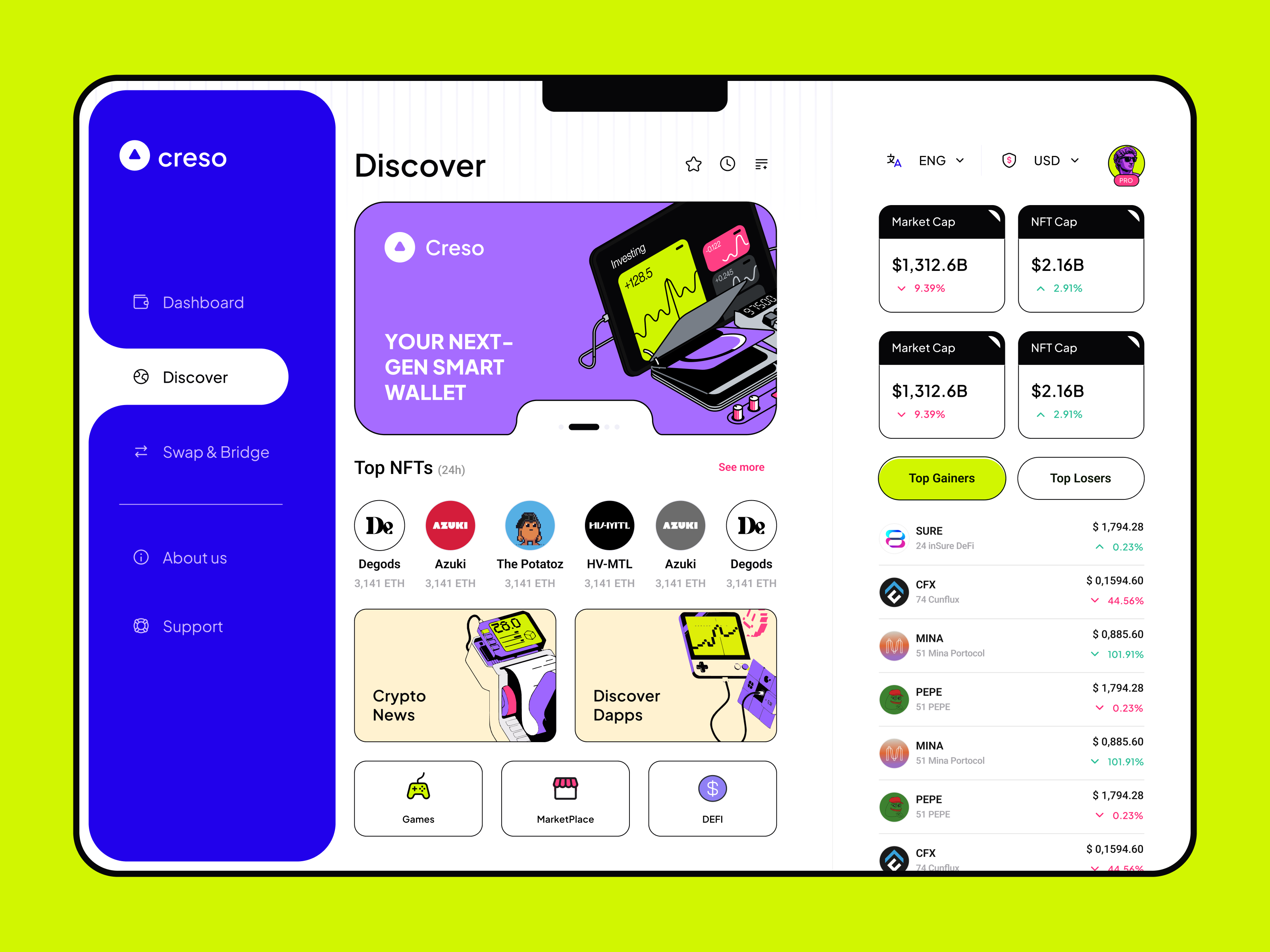 Dashboard Concept💚💙