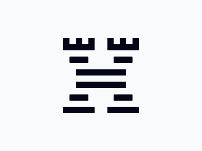 HISTORY H brandmark castle geometric h heritage history icon letter lettermark logo mark minimalism monogram monospace museum pictogram simplicity stripes symbol tower