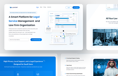 Lexport Law Firm Management Platform UI UX Designer designer designer job findwork hero section high jobs landing page law law designer law firm law firms lawfirm legal product designer tech ui ui ux designer ux website website design