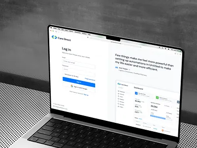 Care Direct — Login and Dashboard Experience b2b branding coredesignstudio design graphic design health healthcare healthtech icon logistics management medical medicine ordering ui ux ux design vector