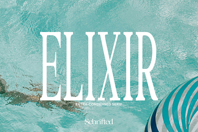 Elixir - Extra-Condensed Serif condensed elixir extra font logo logotype type typeface typography