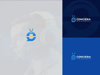Conciera – AI Clinic Chatbot Logo Design ai branding chatbot customlogo design futuristiclogo graphic design healthcarebranding illustration logo logodesign logomaker minimal modernidentity modernlogo typography ui ux vector