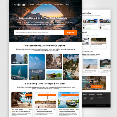 Travel Booking Website agency design figma landing landingpage travelwebsite ui uidesign uidesigner uiux uiuxdesign uiuxdesigner userinterface ux uxdesign webdesign website websitedesign websitedesigner