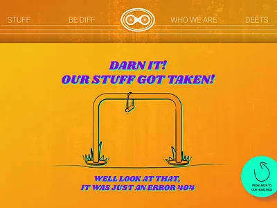 Daily UI 008: Error 404 bike store branding cycling daily ui graphic design ui web